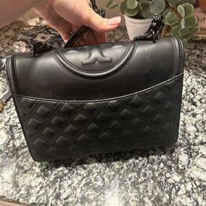 Tory Burch bag, matte black
